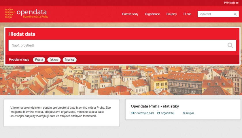 opendata Praha web
