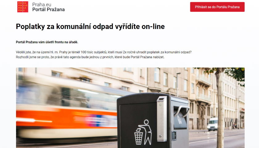 Portál Pražana odpad