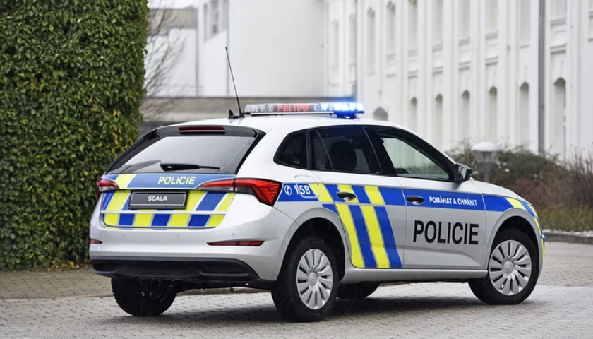 Škoda Scala v policejním provedení