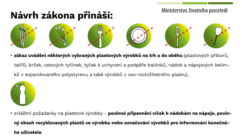 zákon o jednorázových plastech