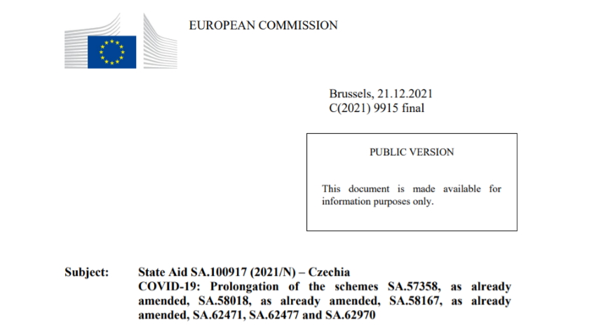 EU SA.100917 COVID-19