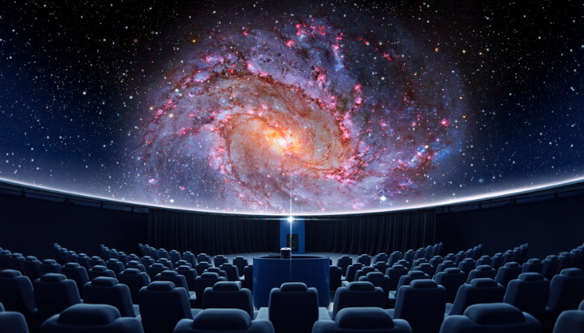 planetárium projekce