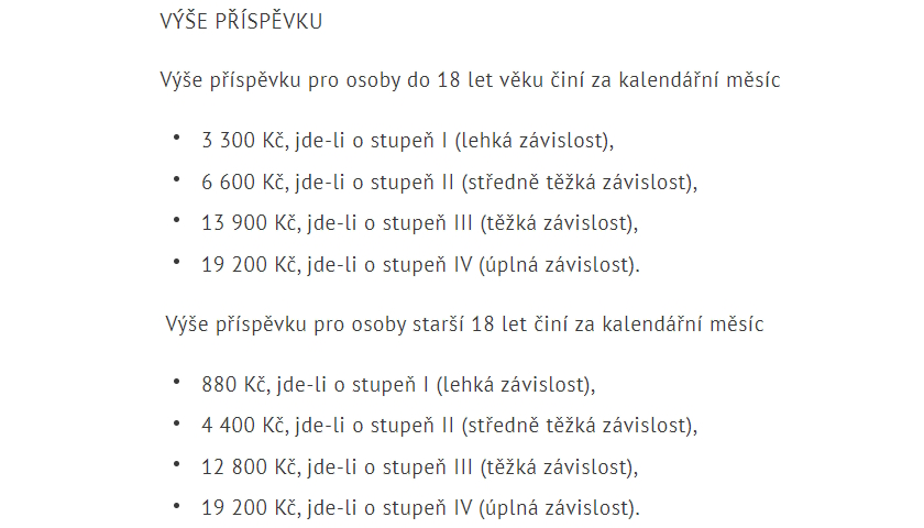 Příspěvek na péči