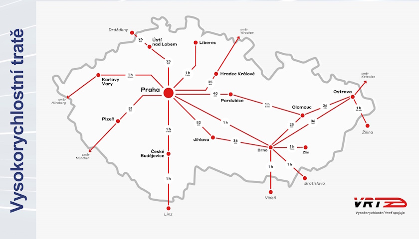 Nové silnice a rychlodráhy propojí krajská města a zkrátí cestování do regionů i metropolí
